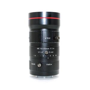 F1.4 4k 8mp 10-40mm Manual Aperture Zoom Lens For IP Camera