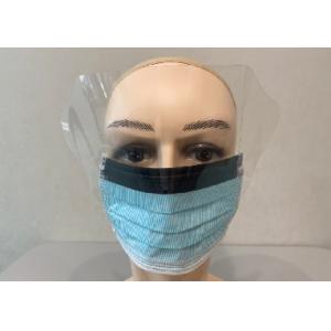 Level 3 Surgical Disposable Protective Face Mask With Visor Anti Fog Earloops