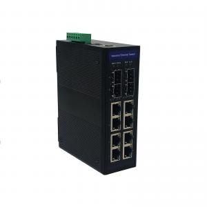 OEM Manageable Gigabit Din Rail Ethernet Switch 24vdc 8 Port RJ45