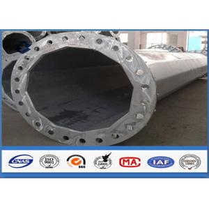 China High Voltage Big Steel Tubular Pole Column in Transmission Line Post Hot Dip Galvanized supplier