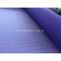 China Closed cell TPE Yoga Mat Custom Printed Eco - friendly Fitness Light Duty Mats on sale