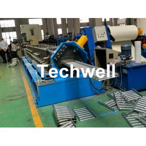 China Galvanized Steel Cable Tray Roll Forming Machine With 18 Stations Forming Roller Stand supplier