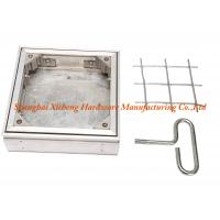 China Casting Aluminum  Floor Drain Cover Square Application In Floor on sale