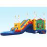 Birthday Cake Water Inflatable Bouncer Combo With Logo Printing