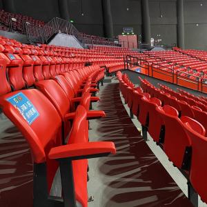 Fixed Plastic Sports Stadium Seats Anti Aging Vertical Installation Type
