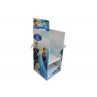 China Free Standing Cardboard Floor Displays 2 Layers Side Panel Cardboard Store Displays on sale