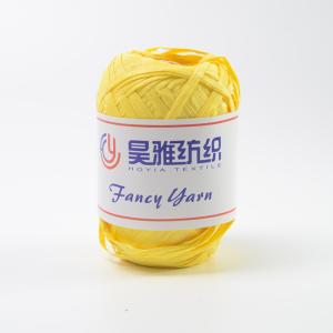 China O fio feito sob encomenda da fita da ráfia de rayon faz crochê a embalagem do papel do ofício supplier