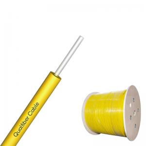 China 0.6/0.9mm Nylon Tight Buffered Fiber Cable GJFJV For Distribution Cabinet supplier