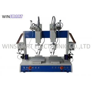 Dual Heads Automatic Soldering Robot , Smd Pcb Soldering Machine 220V 110V