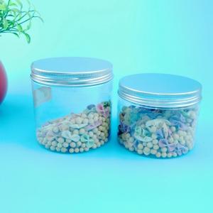 China Kitchen Countertop 400ML Plastic Screw Cap Jars Shrink Wrap Logo supplier