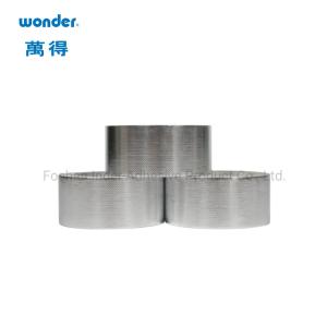 Adhesive Aluminum Foil Tape Without Liner 0.108mm Thickness Refrigerator Use