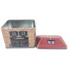 China House Shaped Gift Printed Tin Containers wholesale