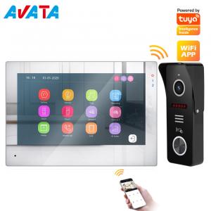 Tuya Smart 7" Ahd Mirror Effect Door Control System WiFi wireless video intercom doorbell
