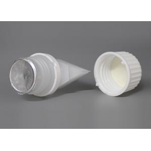 China Leak Proof PE Food Grade Plastic Pour Spout Caps With Seal Liner For Liquid Bags supplier