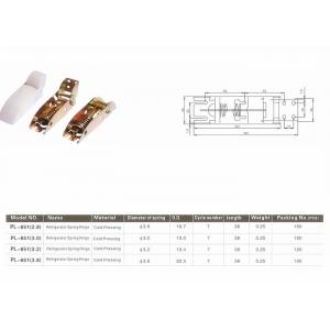 China Brushed Chrome Plated Steel Frame Refrigerator Hinge With White ABS Cover supplier