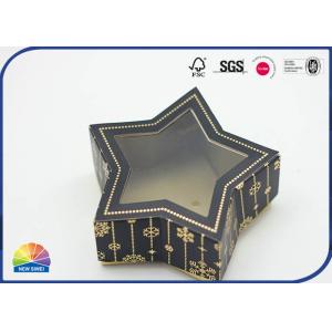 Star Designed 300g Folding Gold Card Carton Boxes Customized Logo Matte Varnishing