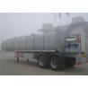 China 30CBM Bitumen Heating Tank , Asphalt Cheap Tanker Trailer , Asphalt Tank Transport Trailer wholesale