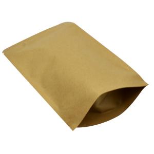 food grade kraft paper dried fruit packaging bag zipper seal bag for food packing