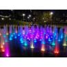 Outside Solar Powred Land Dry Water Fountain / Musical Water Feature For Decor