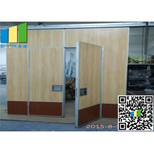 Star Hotel Luxury Movable Partition Walls Fabric Sliding Panel Acoustic Wall