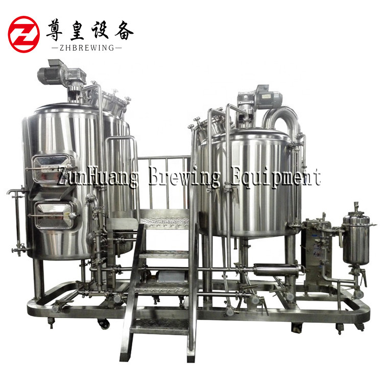 3BBL Sus 304 Micro Beer Brewing Equipment With PID / PLC Controller Cabinet