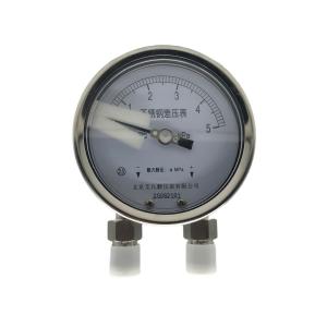 China ODM Customizable All Stainless Steel High Static Pressure Differential Pressure Gauge supplier