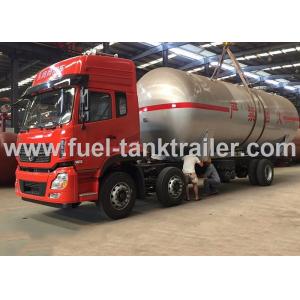 China Water Cooled Red Color 6x4 Lpg Tanker Trailer 2.22MPa Hydrostatic Pressure supplier