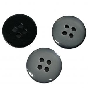 Recycled Plastic Shirt Buttons 4 Holes Silver Color Use On Shirt Blouses