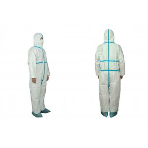 China MDR CE Certified Disposable Type 4B / 5B / 6B Chemical Protective Coveralls S-4XL supplier
