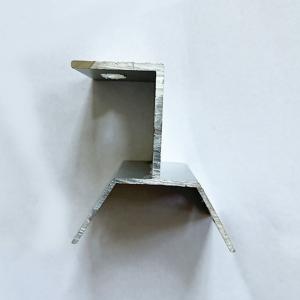 Metal AL6005-T5 Solar Panel Mounting Clamps 2.6-5mm Thickness