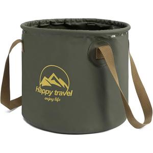 Collapsible Bucket 5.3 Gallon Portable Camping Outdoor Buckets Water Container Basin Foldable for Hiking Travel