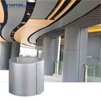 China Customized Width Powder Coated Metal Pole Coverings Wall Mounted on sale