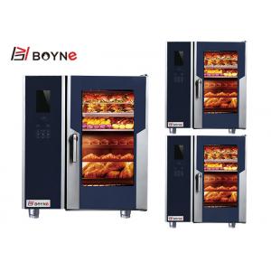 Commercial Kitchen Cooking Equipment Stainless Steel Elctric LCD version Combi Oven With Injection