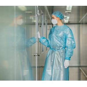 large stock nursing disposable long sleeve isolation gown best quality surgical gown manufacturer in china