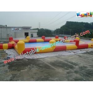 China PVC Tarpaulin Inflatable Water Pools , Water Ball Pool Water-Proof supplier