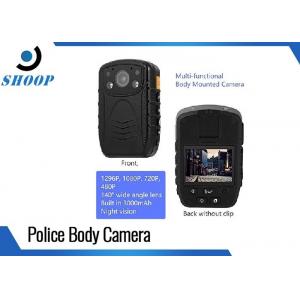 Long Time Record Law Enforcement Body Camera With IR Light 94 Mm * 61 Mm * 31mm