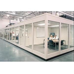China Do pó padrão da cabine do quarto desinfetado do PBF armação de aço revestida e teto Softwall supplier