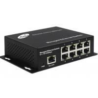 China Auto Negotiation 8 Port POE Switch IPC Extender 250m VLAN Support on sale