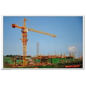 China Self Erecting Construction Tower Crane With Steel Structure 4.25 - 80 m/min Hoisting Speed supplier