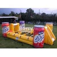 China Commercial Entertainment Mini Inflatable Soccer Game For Play 3 Years Warranty on sale