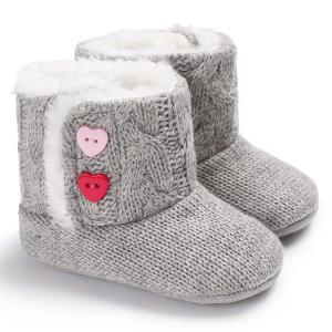 New fashion Non-woven cotton walking shoes winter warm indoor toddler baby cotton booties