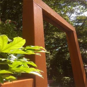 China Outdoor Commercial Rusty Finish Corten Steel Water Feature For Garden supplier
