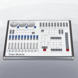 China Sistema operativo TITAN DMX Controlador de cabeza móvil 4 Salida Tiger Touch Wing Console wholesale