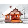 Winter World Theme 0.55mm Commercial Inflatable Jumping Castle