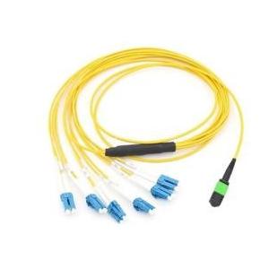 Harnesses MPO MTP To Lc Breakout Cable 0.5/1/2/3m Or Customized Cable Length
