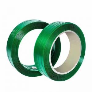China Logistics PET Packaging Strap Green Polyester Full Size Plastic Steel Packing Belt supplier
