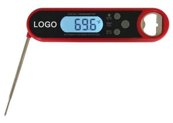 Auto Rotation Backlit Electronic Food Thermometer , Digital Milk Frothing