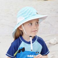 China Baby Summer Beach Hat Boys Girls Sun Hat Toddler Neck Flap Cover Safari Hat Cap on sale