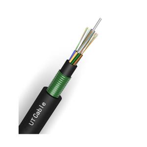 PBT Fiber Optic Armored Cable HDPE Outdoor Underground Cable
