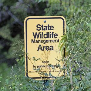 63Mil Thick Aluminum Custom Reflective Sign For Wildlife Management Area
